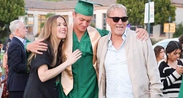 Kevin Costner Keeps His Distance from Ex Christine Baumgartner at Son’s Graduation